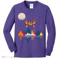Cool Geometric SciFi Wilderness Kids Long Sleeve Shirt thumb 0