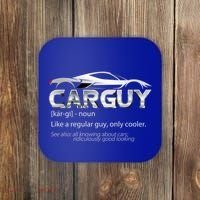 Car Guy Sport Car Fathers Day Car Mechanic Race Car Driver Gift Coaster thumb 0