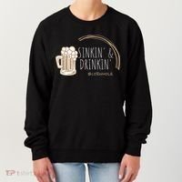 Cornhole Gift Sinkin & Drinkin Women's Sweatshirt thumb 0