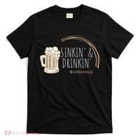 Cornhole Gift Sinkin & Drinkin T-Shirt thumb 0