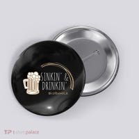 Cornhole Gift Sinkin & Drinkin Button thumb 0