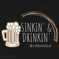 Cornhole Gift Sinkin & Drinkin Pajama Set thumb 2