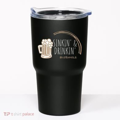Cornhole Gift Sinkin & Drinkin Tumbler