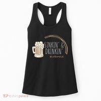 Cornhole Gift Sinkin & Drinkin Women's Tank Top thumb 0