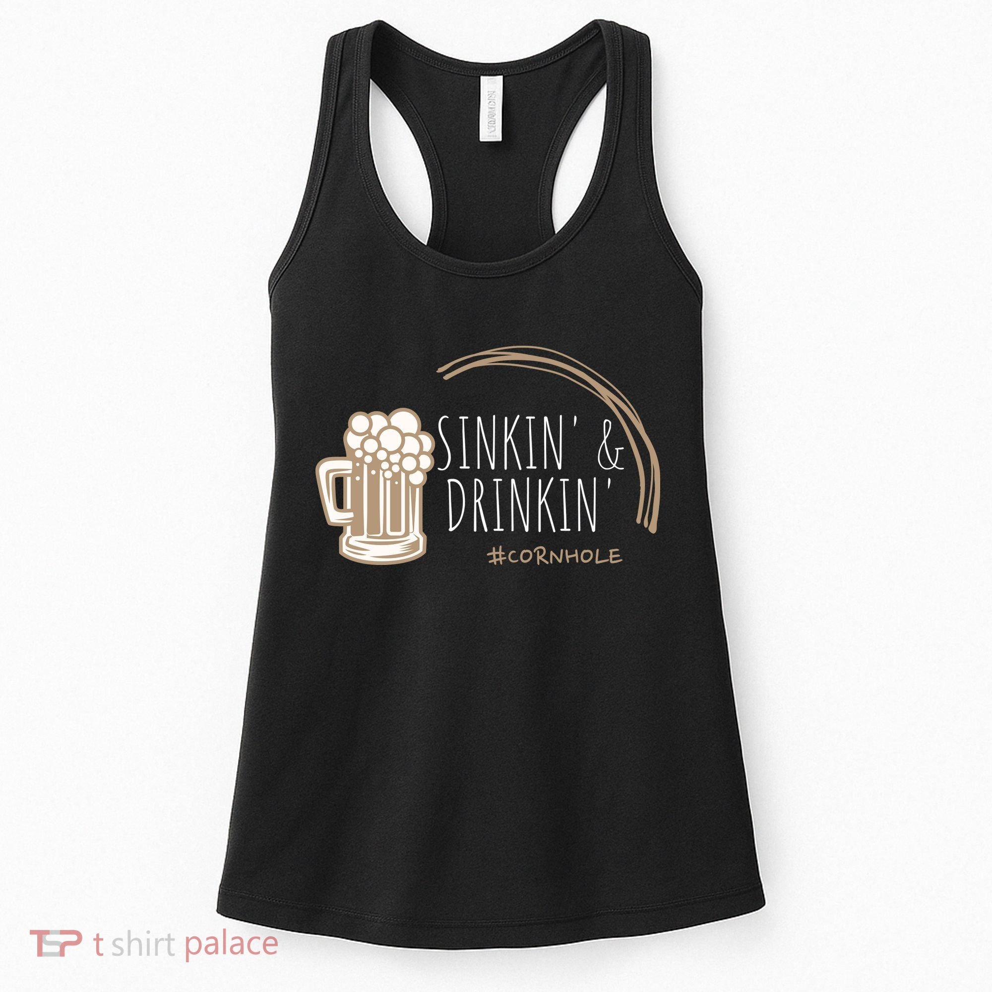 Cornhole Gift Sinkin & Drinkin Women's Tank Top