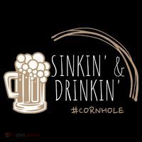 Cornhole Gift Sinkin & Drinkin Women's Tank Top thumb 5