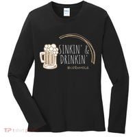 Cornhole Gift Sinkin & Drinkin Women's Long Sleeve Shirt thumb 0