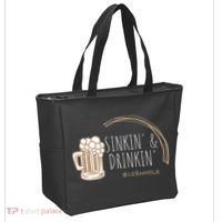 Cornhole Gift Sinkin & Drinkin Tote Bag thumb 2