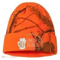 Cornhole Gift Sinkin & Drinkin Kati Licensed 12" Camo Cuffed Beanie thumb 0