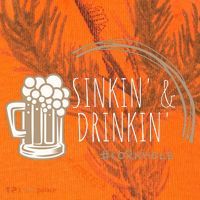 Cornhole Gift Sinkin & Drinkin Kati Licensed 12" Camo Cuffed Beanie thumb 2