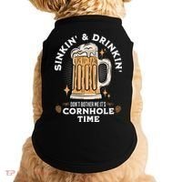 Cornhole Gift Sinkin & Drinkin Doggie Tank thumb 0
