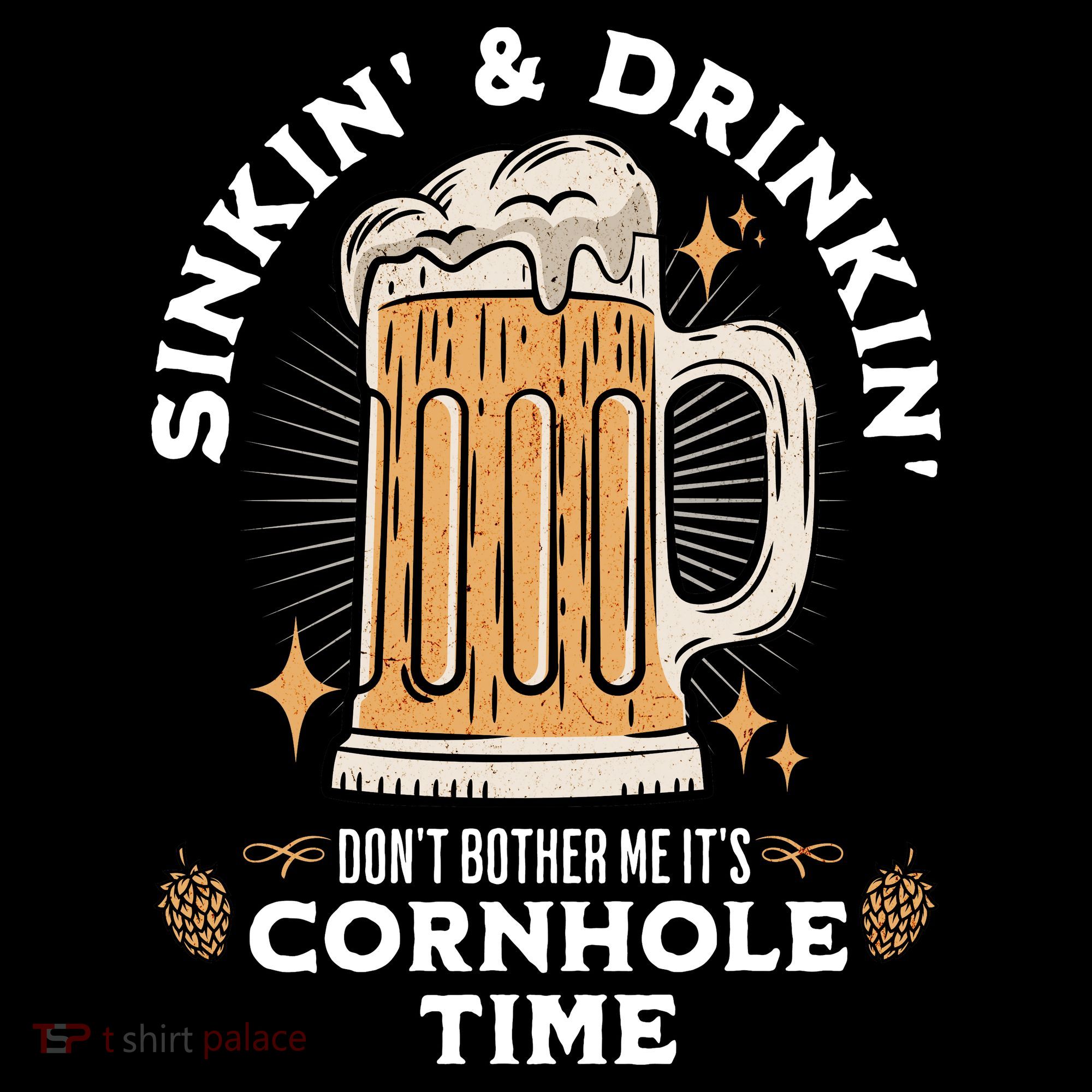 Cornhole Gift Sinkin & Drinkin Women's Hoodie