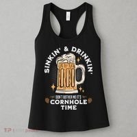 Cornhole Gift Sinkin & Drinkin Women's Tank Top thumb 3