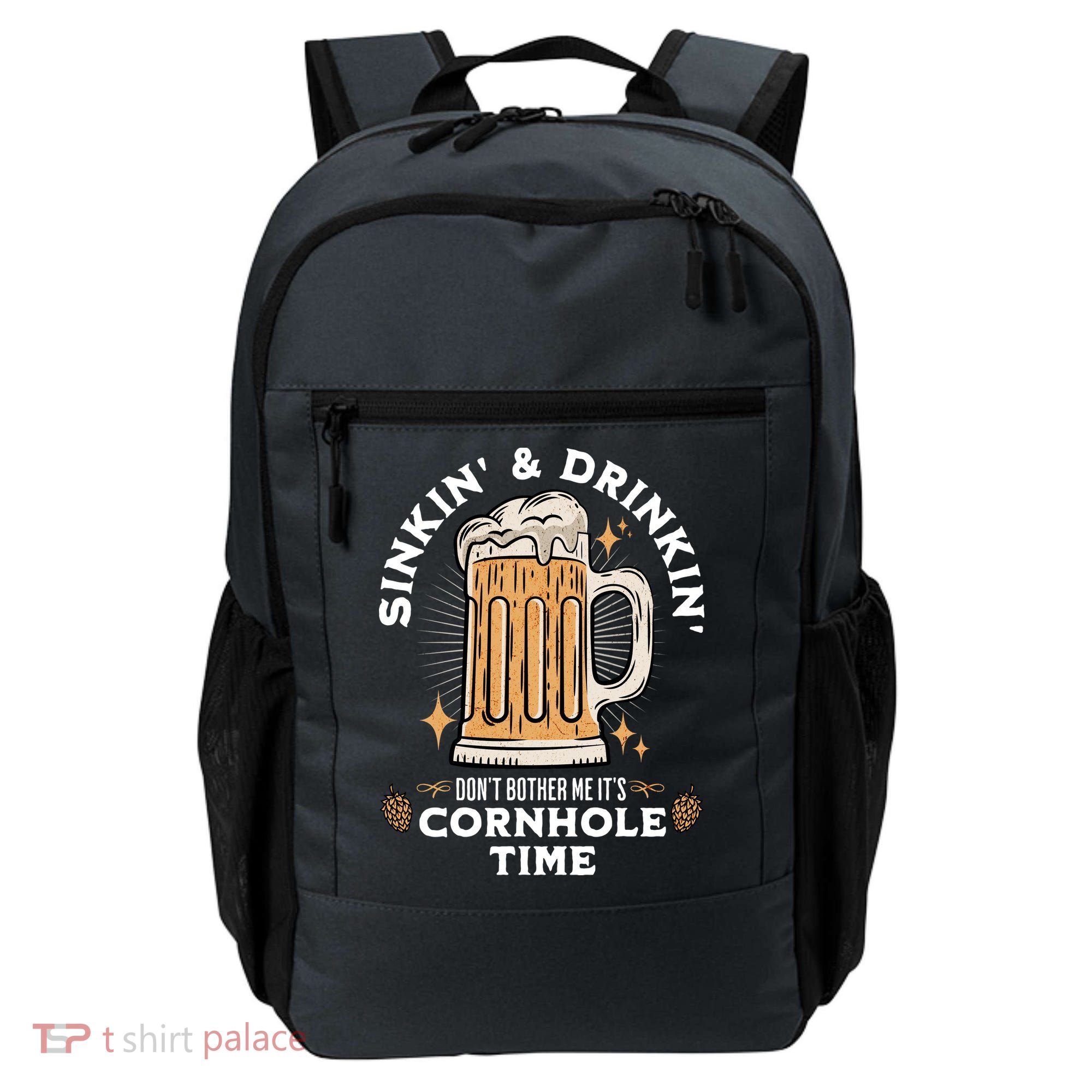Cornhole Gift Sinkin & Drinkin Backpack