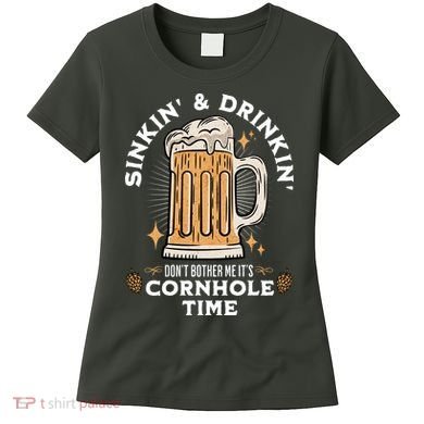 Cornhole Gift Sinkin & Drinkin Women's T-Shirt
