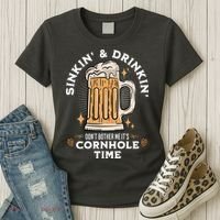 Cornhole Gift Sinkin & Drinkin Women's T-Shirt thumb 3