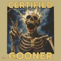 Certified Gooner Skeleton Vintage Funny T-Shirt thumb 7