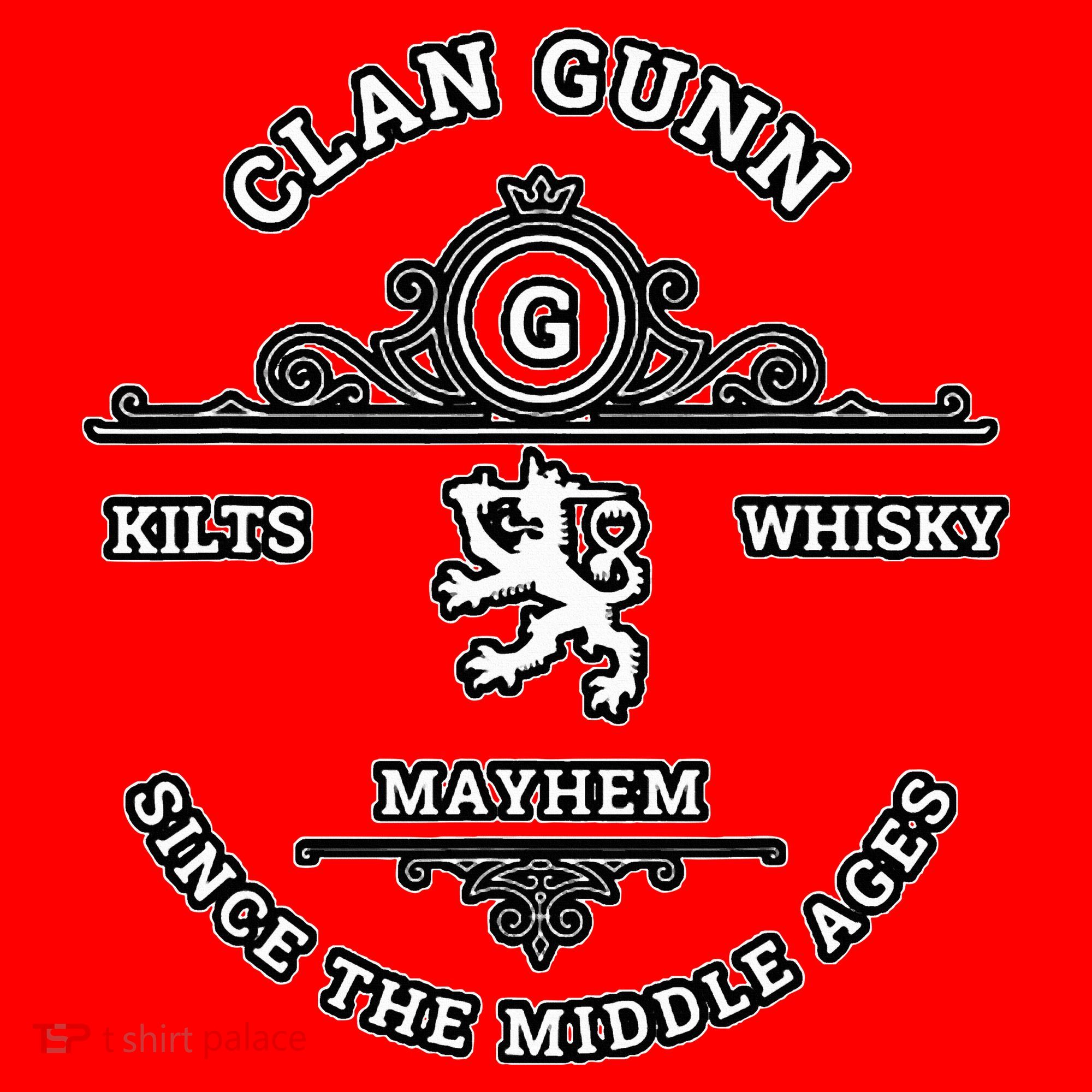 Clan Gunn Scottish Kilt Highland Games Santa Hat