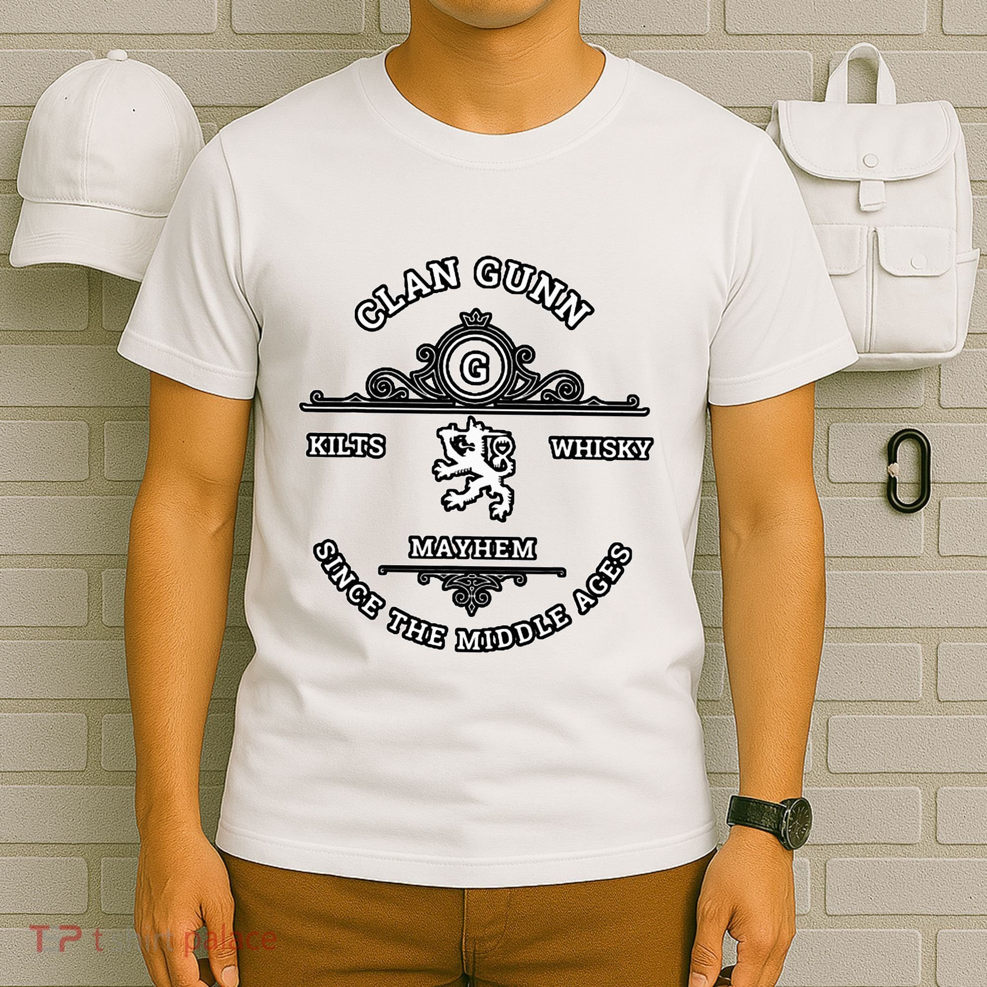 Clan Gunn Scottish Kilt Highland Games T-Shirt