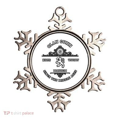 Clan Gunn Scottish Kilt Highland Games Ornament