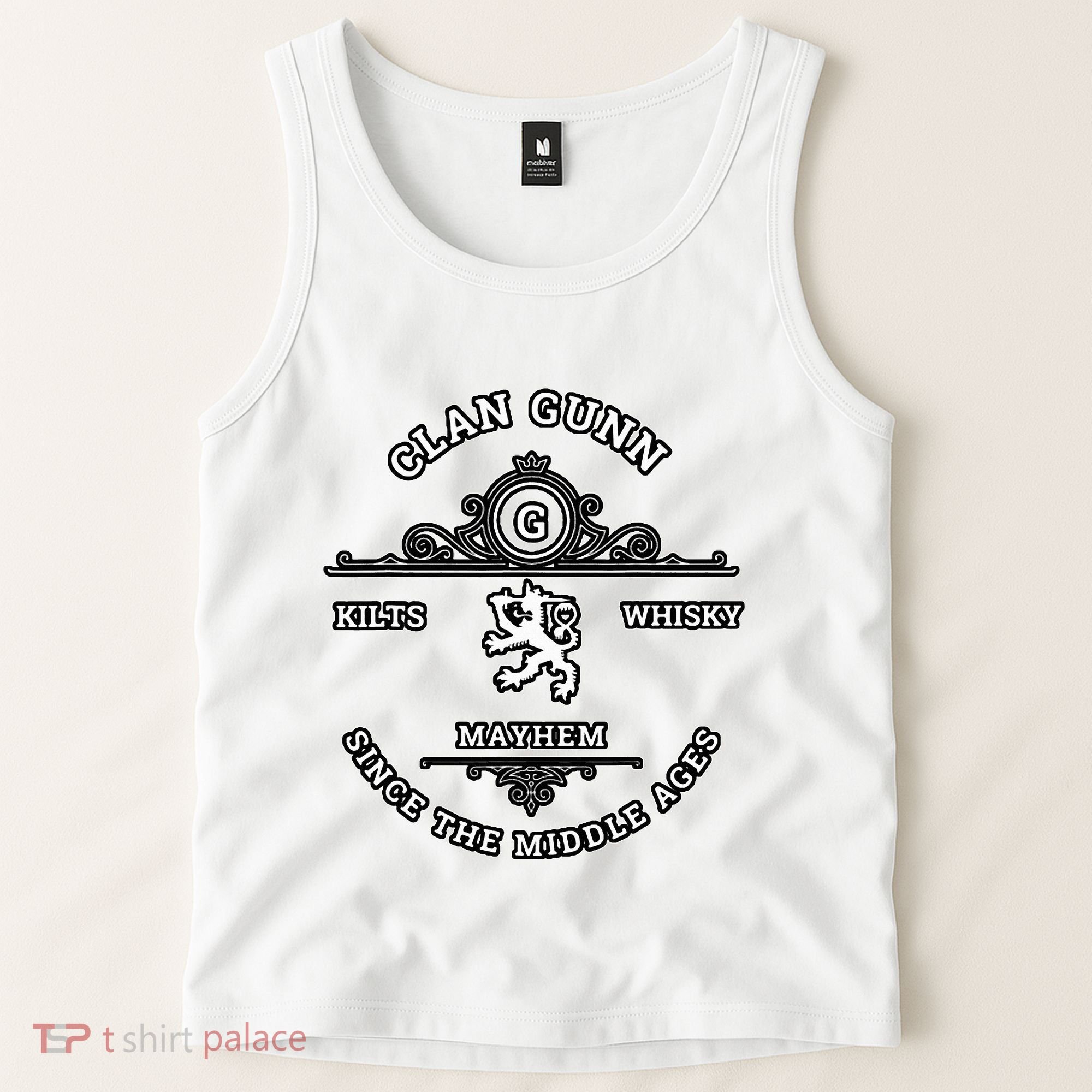 Clan Gunn Scottish Kilt Highland Games Tank Top