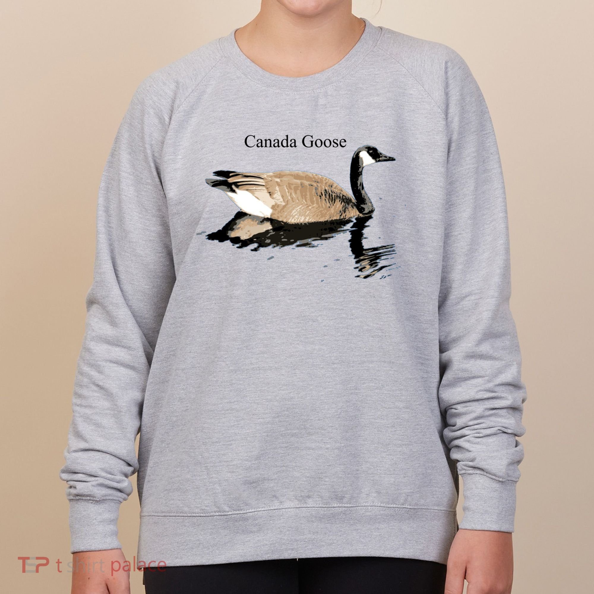 Canada Goose Swimming Gift Waterfowl Lover Women's Sweatshirt