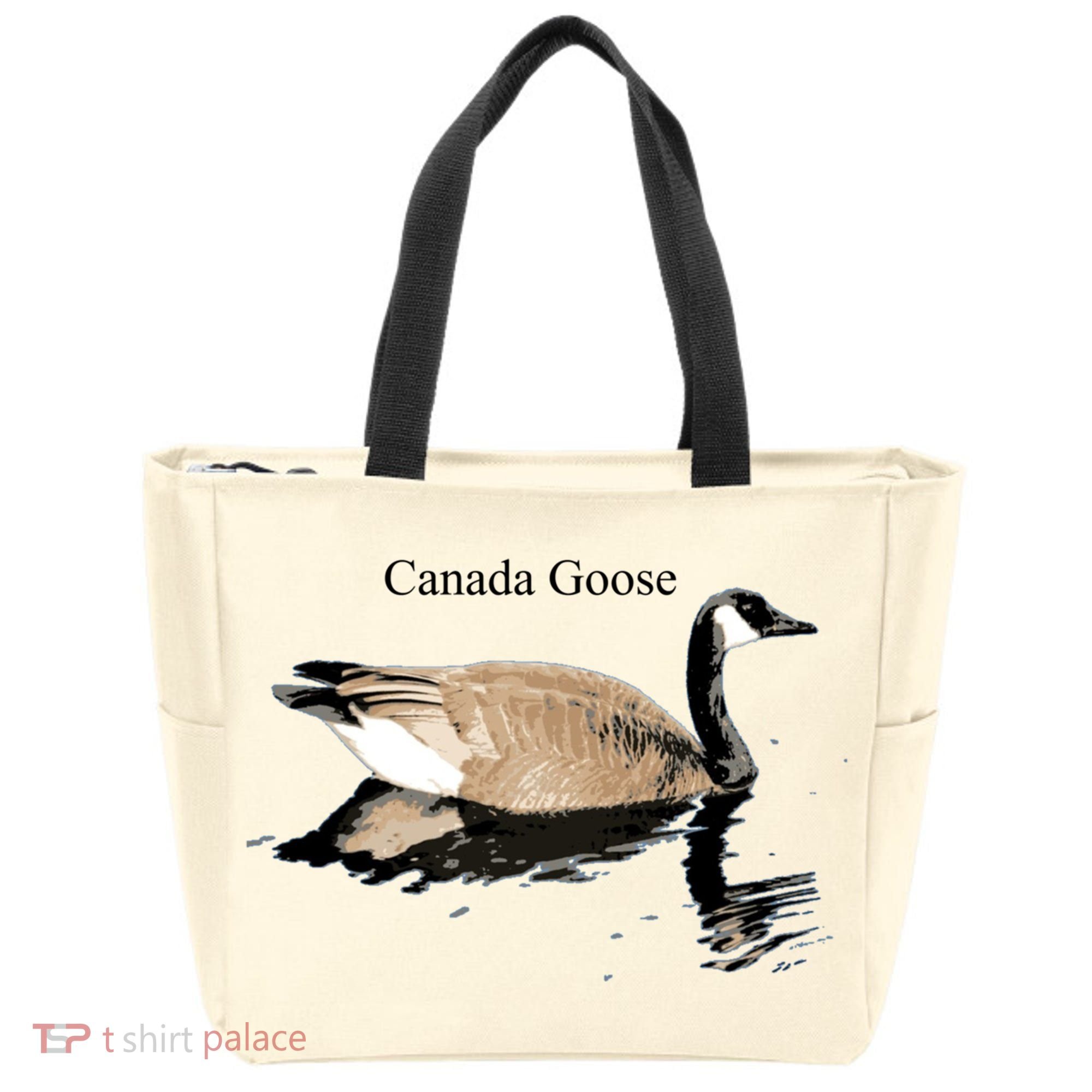 Canada Goose Swimming Gift Waterfowl Lover Tote Bag