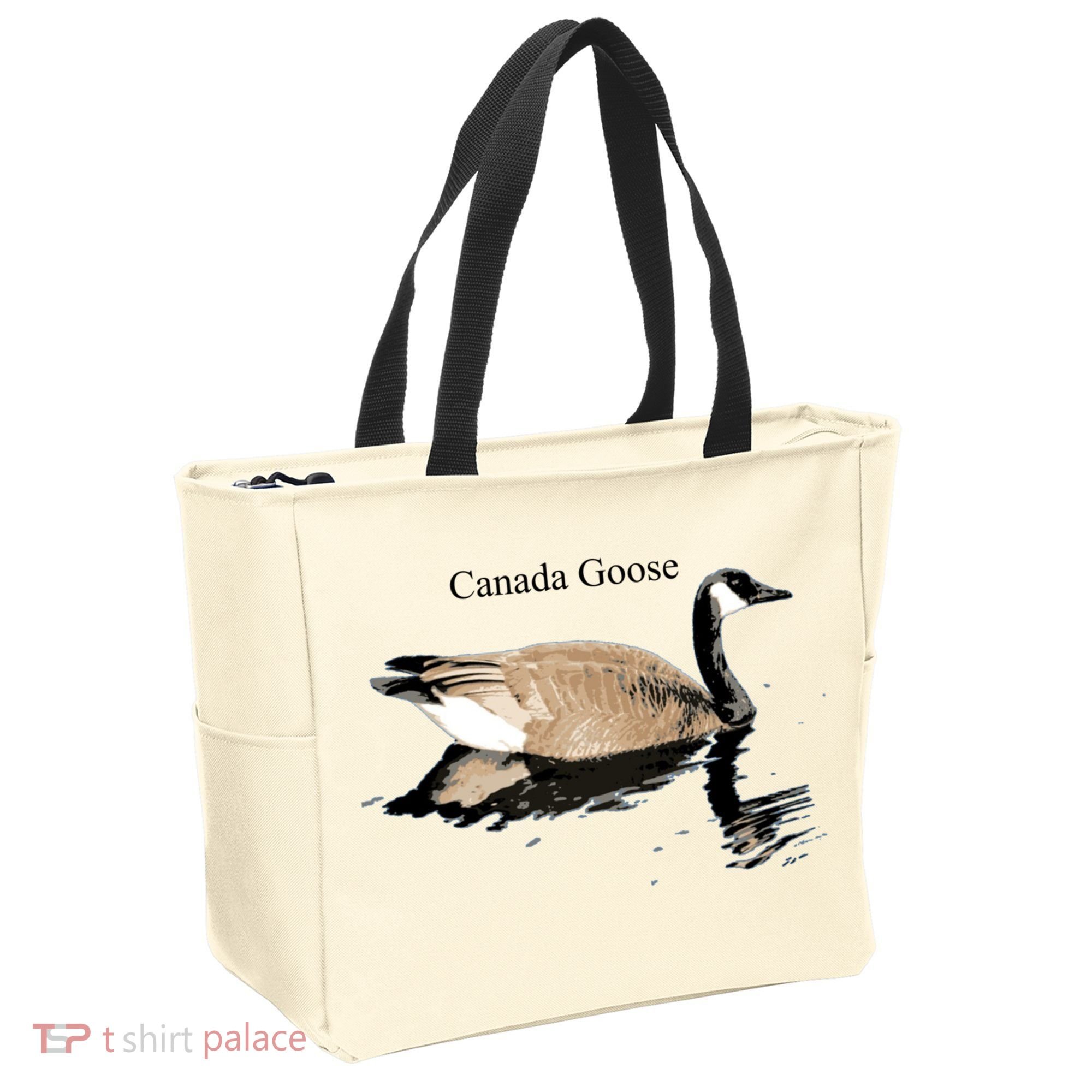Canada Goose Swimming Gift Waterfowl Lover Tote Bag