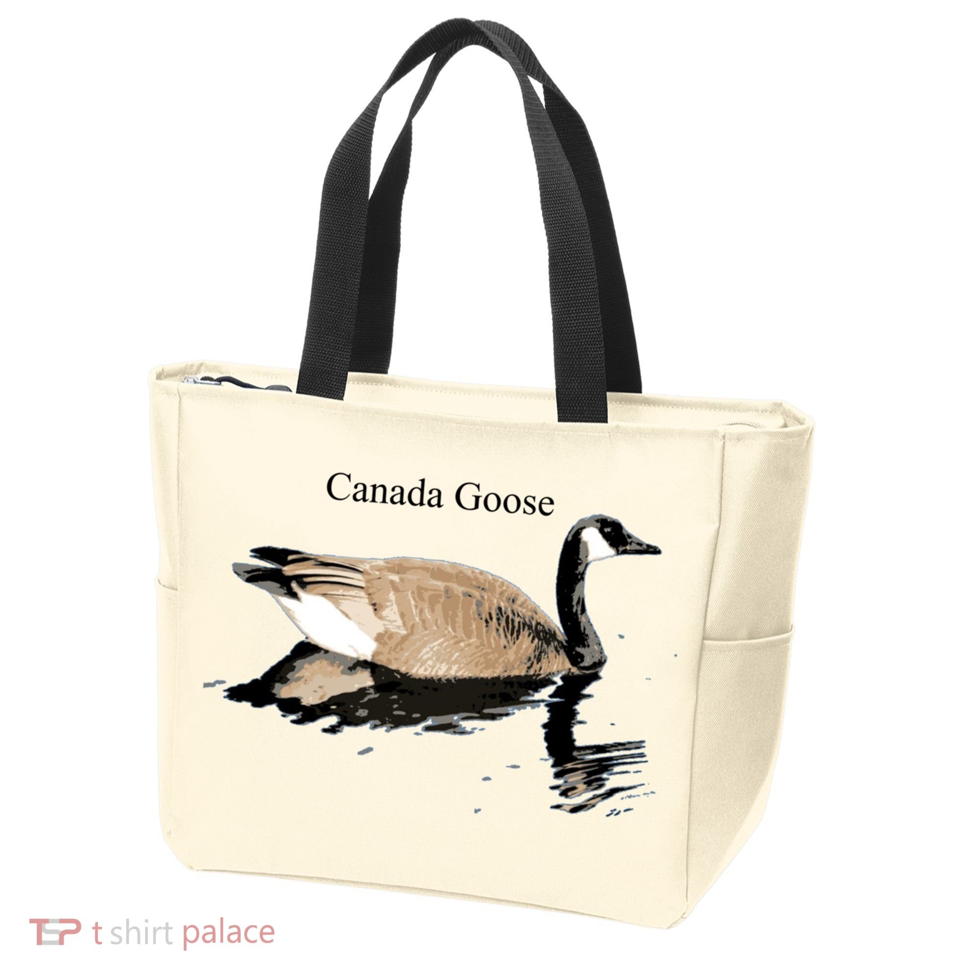 Canada Goose Swimming Gift Waterfowl Lover Tote Bag