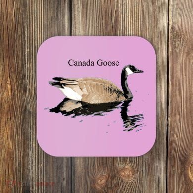 Canada Goose Swimming Gift Waterfowl Lover Coaster