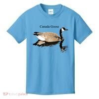 Canada Goose Swimming Gift Waterfowl Lover Kids T-Shirt thumb 0