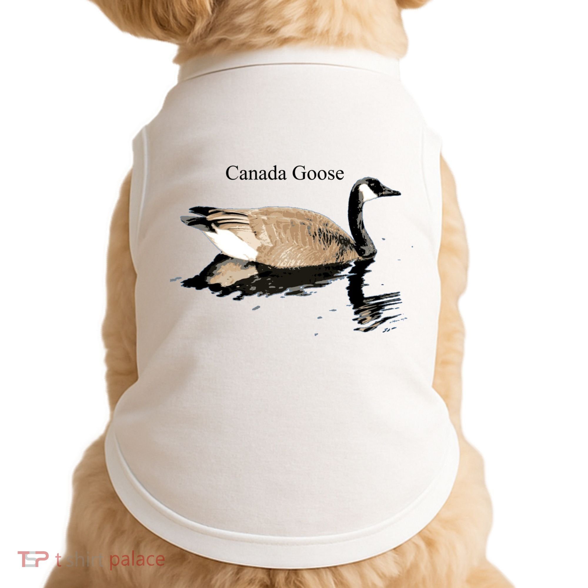 Canada Goose Swimming Gift Waterfowl Lover Doggie Tank