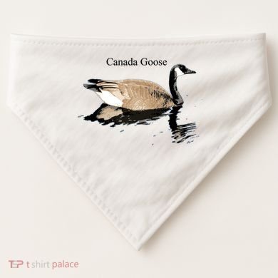 Canada Goose Swimming Gift Waterfowl Lover USA-Made Doggie Bandana