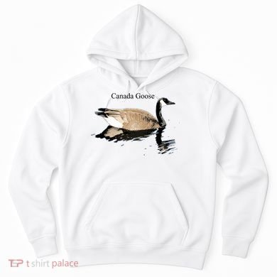 Canada Goose Swimming Gift Waterfowl Lover Hoodie