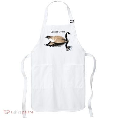Canada Goose Swimming Gift Waterfowl Lover Apron