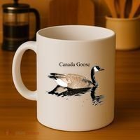 Canada Goose Swimming Gift Waterfowl Lover Coffee Mug thumb 4