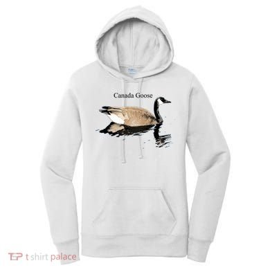 Canada Goose Swimming Gift Waterfowl Lover Women's Hoodie