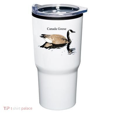 Canada Goose Swimming Gift Waterfowl Lover Tumbler