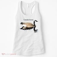 Canada Goose Swimming Gift Waterfowl Lover Women's Tank Top thumb 0