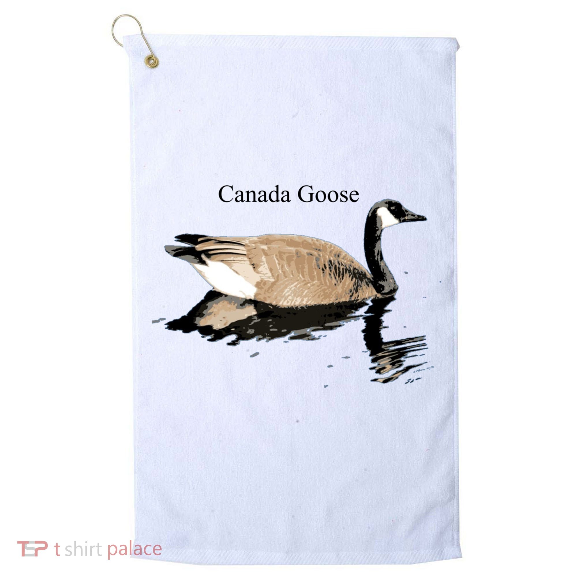 Canada Goose Swimming Gift Waterfowl Lover Golf Towel