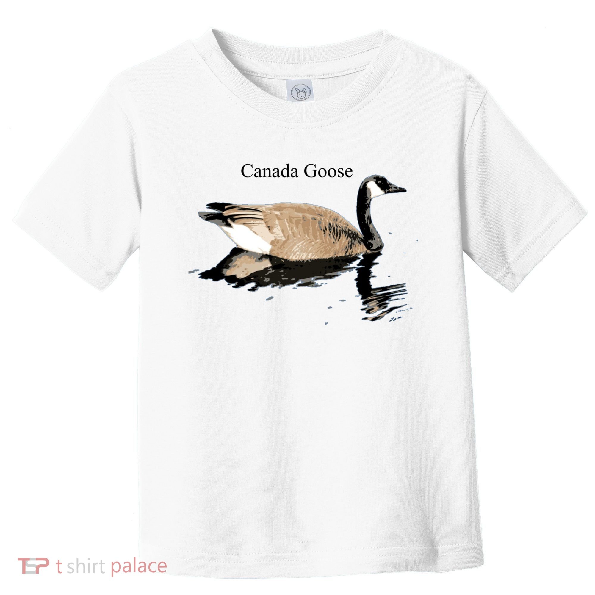 Canada Goose Swimming Gift Waterfowl Lover Toddler T-Shirt
