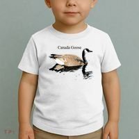 Canada Goose Swimming Gift Waterfowl Lover Toddler T-Shirt thumb 2