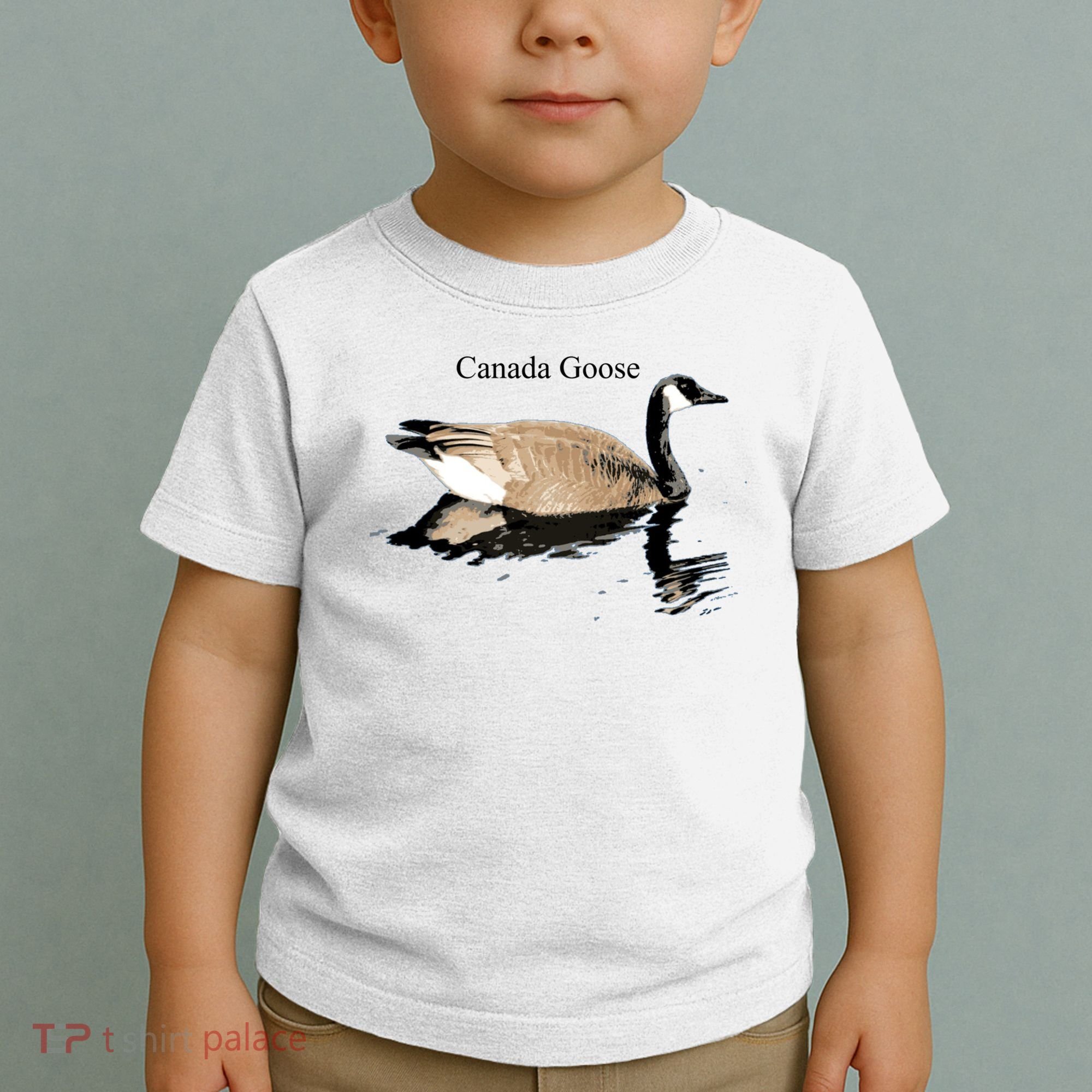 Canada Goose Swimming Gift Waterfowl Lover Toddler T-Shirt