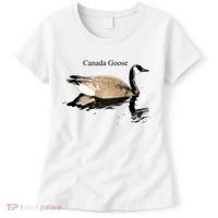 Canada Goose Swimming Gift Waterfowl Lover Women's T-Shirt thumb 0