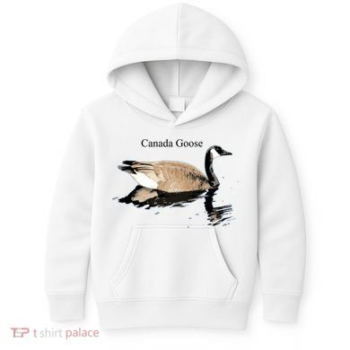 Canada Goose Swimming Gift Waterfowl Lover Kids Hoodie
