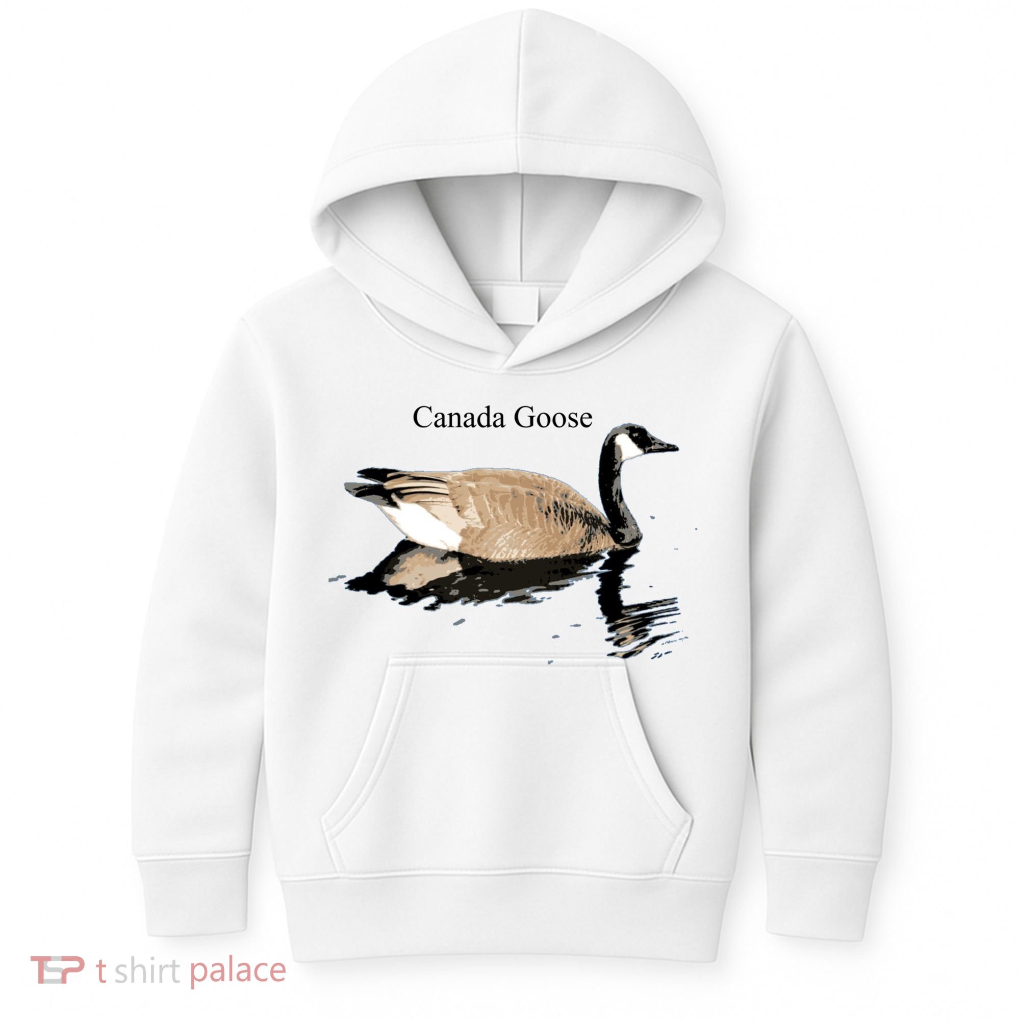 Canada Goose Swimming Gift Waterfowl Lover Kids Hoodie