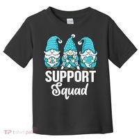 Cute Gnomes Support Squad Survivor Cervical Cancer Awareness Toddler T-Shirt thumb 0