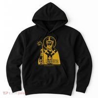 Catholicism Gold St. Eligius Jesus Catholic Christian Saint Hoodie thumb 0
