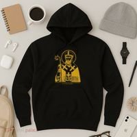 Catholicism Gold St. Eligius Jesus Catholic Christian Saint Hoodie thumb 3