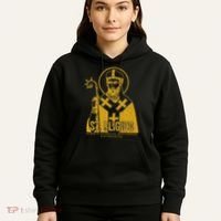 Catholicism Gold St. Eligius Jesus Catholic Christian Saint Hoodie thumb 5